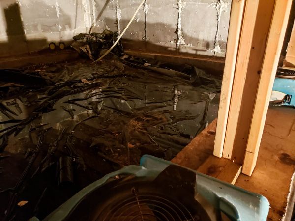 Crawlspace Water Cleanup in Owasso